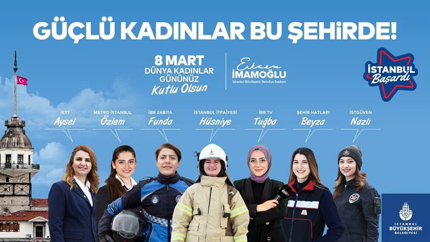 #Sırfbuyüzden @ekrem_imamoglu’na oy verebilirim.

Çünkü İBB tarihinde ilk kez üst düzey yönetim kadrolarına kadın yöneticiler atandı. Kadınlar otobüs şoförü, vatman, zabıta, itfaiyeci, metro istasyonu amiri, otopark görevlisi, denizci olarak görevlerinin başındalar. 
#tamyolileri