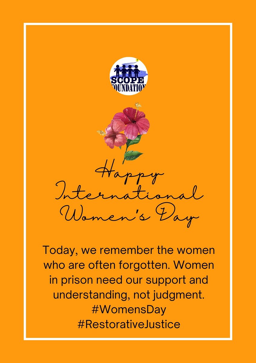 Women in Prisons need our support and understanding, not judgment. #InternationalWomensDay #IWD2024