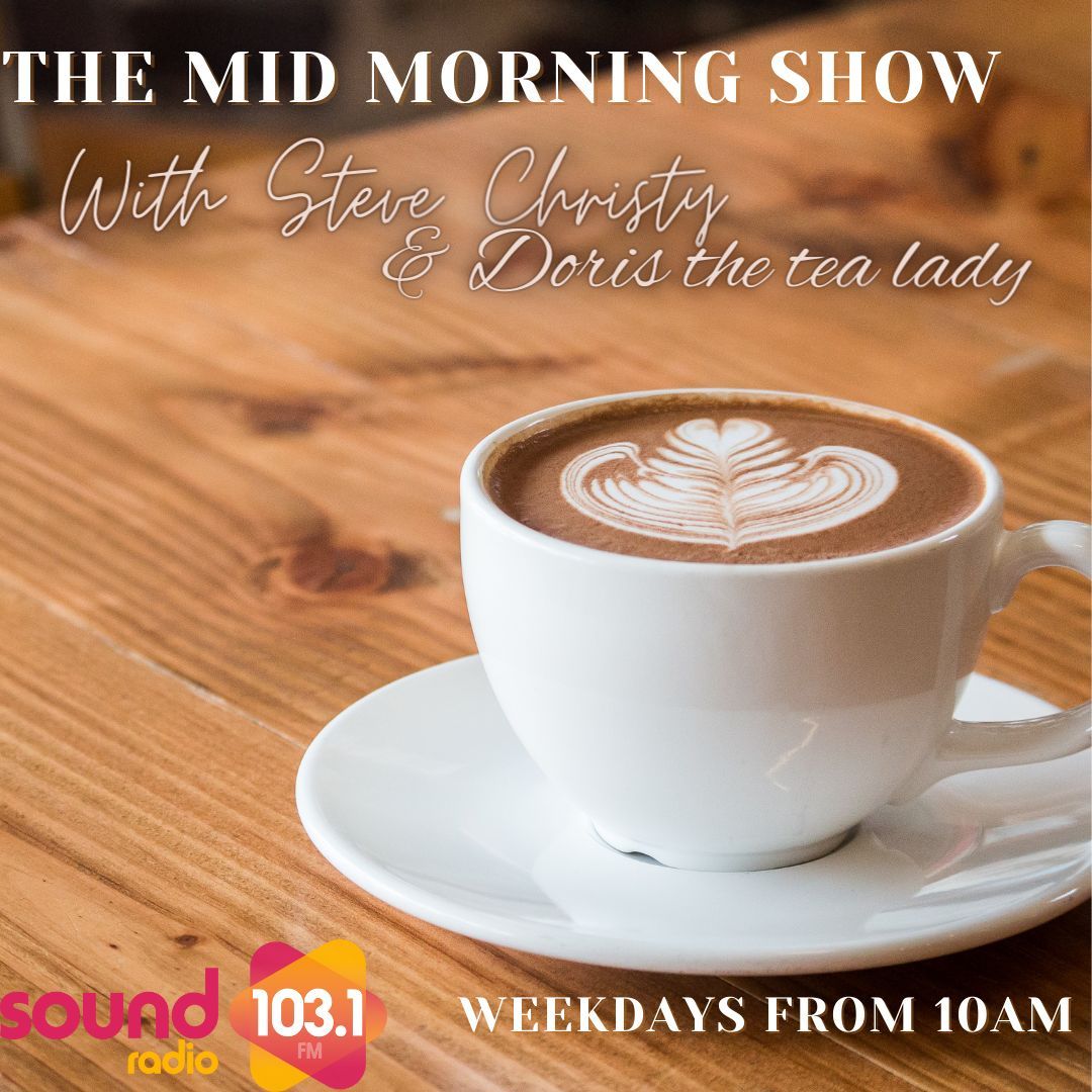 Jobs all done, kids at school? Then relax and Join Steve Christy and Doris for the mid morning show on @soundradio1031. Great music, great conversation...a necessary relaxation aid for a busy morning! #coffee #relax #localradio