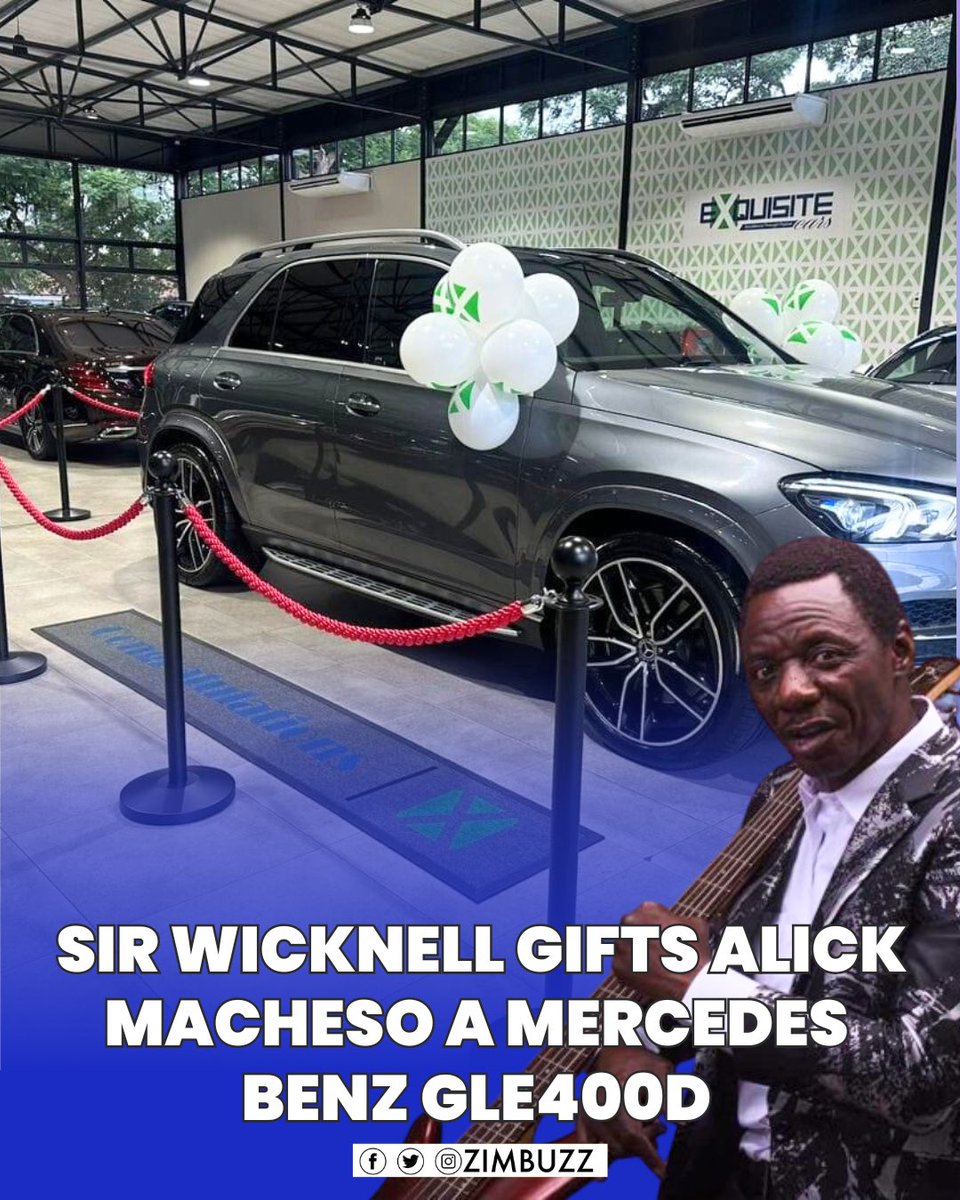 .@wicknellchivayo gifted the king of Sungura Alick Macheso with brand new wheels