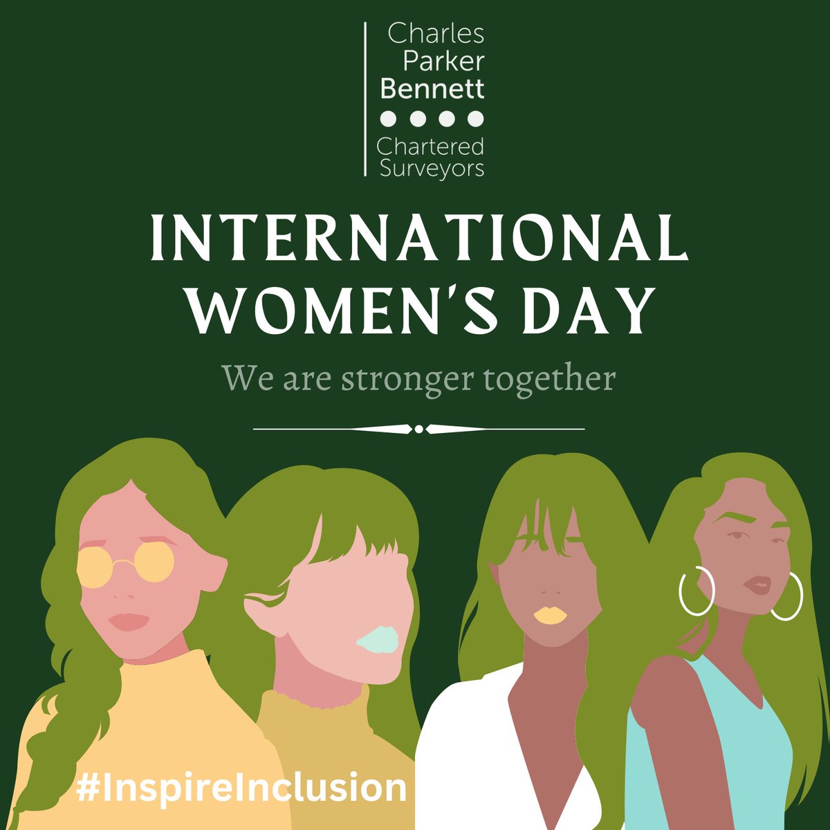 We are proud to support International Women's Day and the  #InspireInclusion campaign inspiring others to understand and value women’s inclusion to forge a better world.

A shout out to our female employees, clients and customers!

#IWD2024 #WomenInBusiness #CharlesParkerBennett