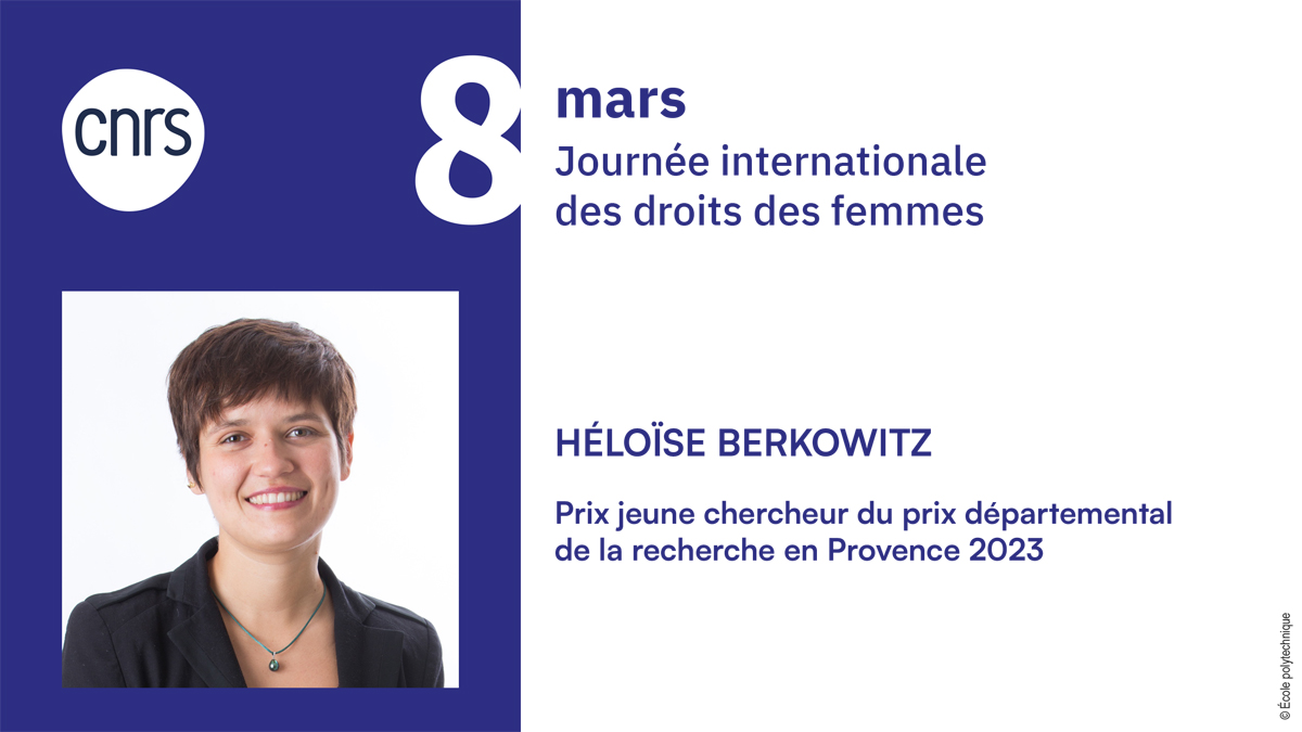 #JournéeDesDroitsDesFemmes | Héloïse Berkowitz, chercheuse en gestion au @LEST_UMR7317, est lauréate du prix jeune chercheur du Prix départemental pour la recherche en Provence 2023. provence-corse.cnrs.fr/fr/cnrsinfo/pr…