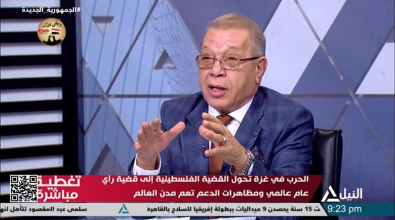 كيف تعاملت أمريكا والغرب والدول العربية مع القضية الفلسطينية؟
هاجم "شرشر" موقف أمريكا والغرب من القضية الفلسطينية المتناقض، حيث أن "تقديم أمريكا لدعوى الهدنة يناقض دورها في إعطاء إسرائيل السلاح"، وتجاهل الأسباب الحقيقية وتسمية الأمور بغير مسمياتها هو الإرهاب بعينه،