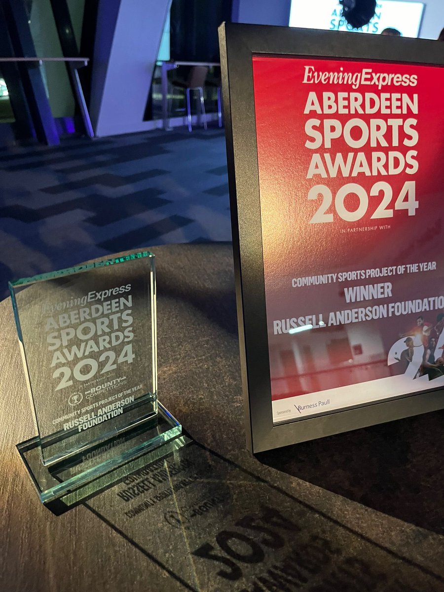 Congratulations to our valued partner @RADevSchool on securing this very well-deserved award. @EveningExpress @ee_sport #AberdeenSportsAward @Russell4nderson