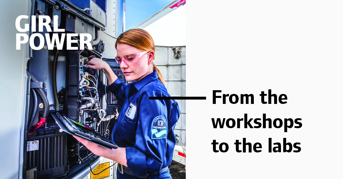 👩‍🔧 On this International Women’s Day, we’re honoring all the dedicated and skilled female engineers who make and maintain the millions of Thermo King units on the roads. We’re proud to continue fighting for a more inclusive workshop. #ThermoKingEurope #TheFutureOfTransport