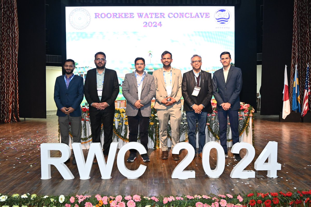 Ashish_Koradia_'s tweet photo. Had a great time at #RWC2024! Focused on responsible water management &amp; the circular economy, the event united stakeholders around the globe to tackle water-related challenges. Honored to be part of the organizing team. #conference #water #IITRoorkee https://t.co/AgyZYhbX1P