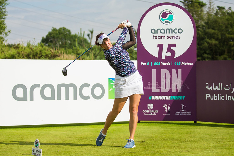 Happy International Women's Day 💕 We are so excited to be hosting the Aramco Team Series London again this July for the 4th year in a row! We can't wait to welcome back some of the biggest names in women's golf! Click here to watch 2023 event highlights: ow.ly/vlEJ50QJfrW