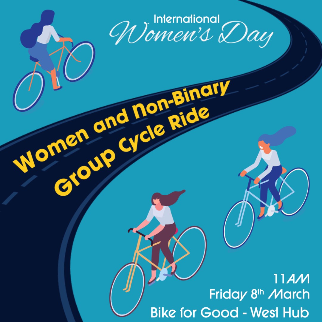 🚴‍♀️ Starting soon! Join us at 11 am today for a FREE Led Ride event in partnership with GUEST! 🌟 📍 Bike for Good West Hub Empowering women and non-binary individuals through cycling. See you there! 🌍🚲 #WomenWhoCycle #SustainableTransport #BikeForGood #GUEST #LedRide