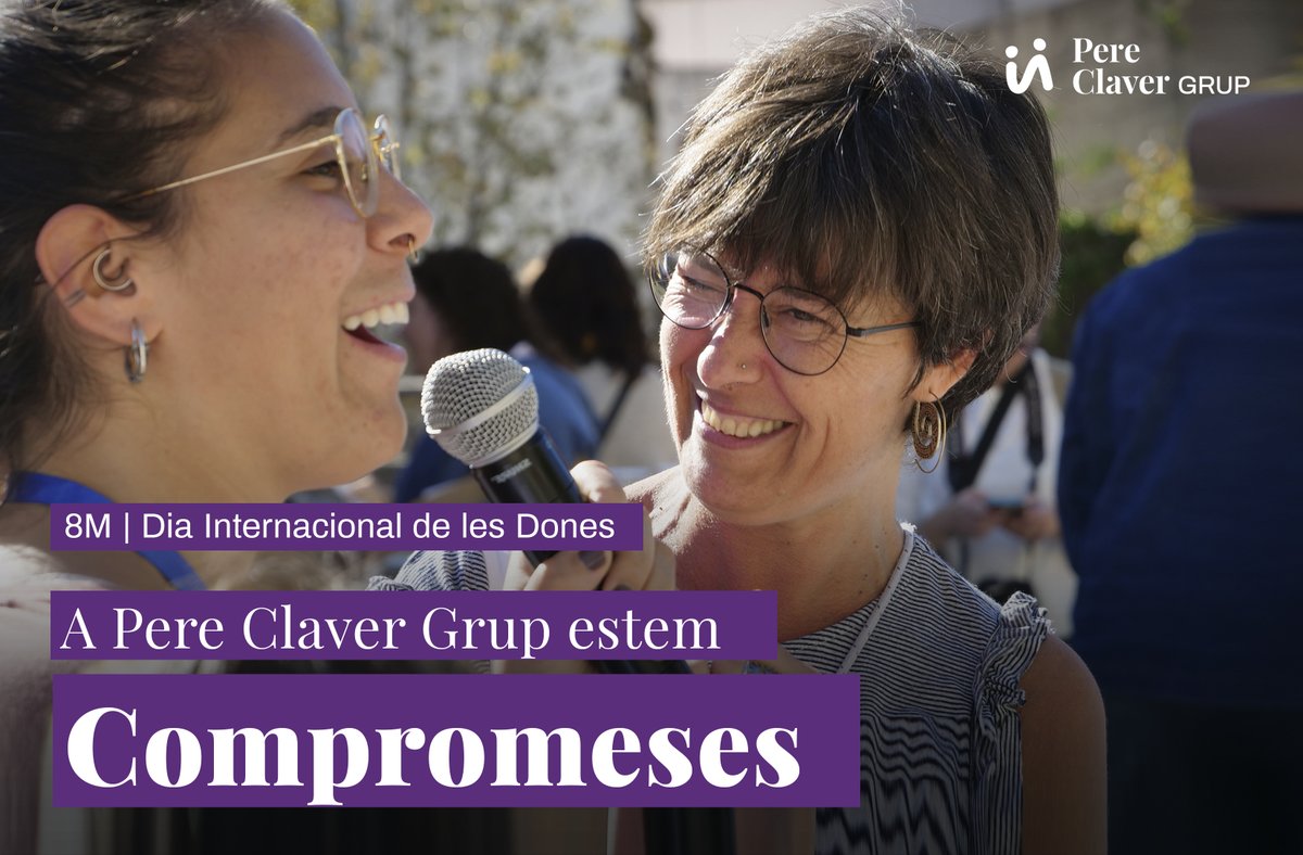 pereclavergrup's tweet photo. 🟣 Aquest #8M i cada dia, a #PereClaverGrup estem #Compromeses amb la igualtat de gènere i el feminisme.

Juntes, les organitzacions hem de continuar impulsant accions per garantir els drets i promoure models on les dones siguin referents i formin part dels òrgans de decisió. https://t.co/6tmszSdda7