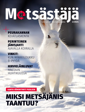 Maaliskuu on täällä, ja niin myös uusin Metsästäjä-lehti! 🐇

Kaikki jutut ovat nyt luettavissa verkkolehdestä metsastajalehti.fi
Riistanhoitomaksun maksaneille lähetetään painettu lehti lähiviikkoina. Lukuiloa! 

#metsästäjälehti #metsästys #metsästäjä
