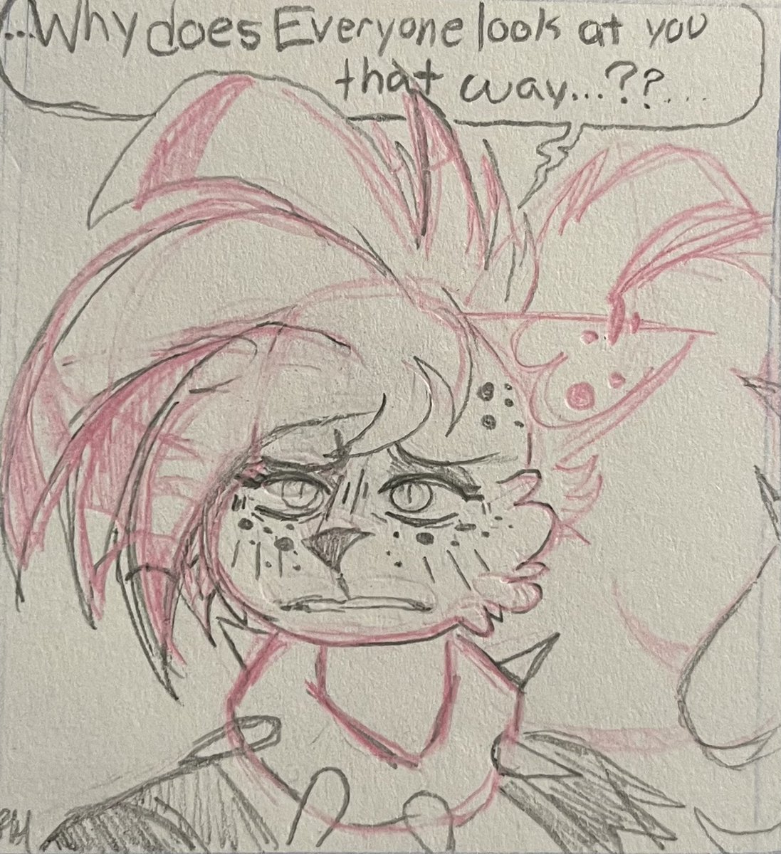 venus_basilbard's tweet photo. I FINALLY FINISHED THE SKETCH………DEAR GOD COLLEGE #dadam https://t.co/VqcgGpq33x