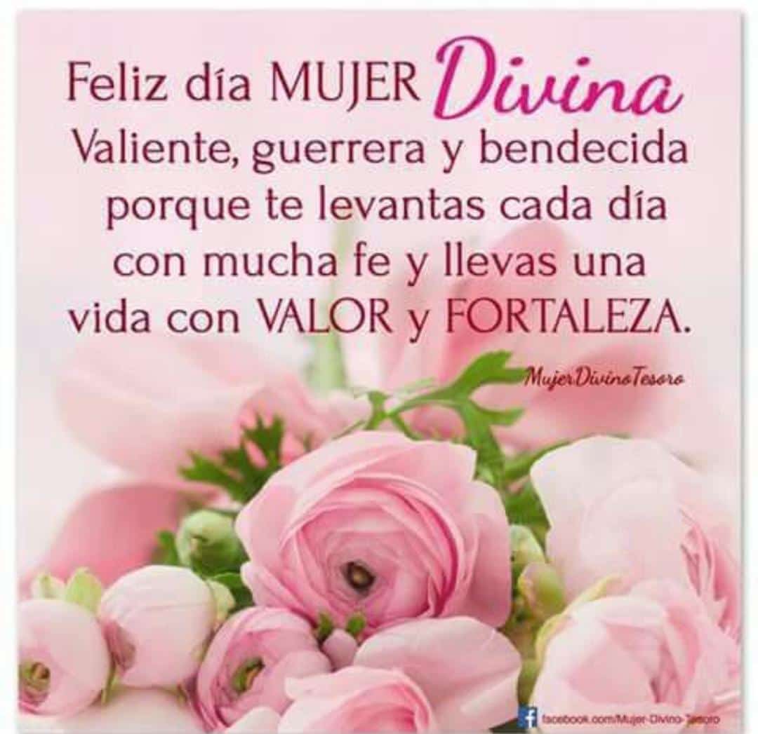 Felicidades a las mujeres en su día...

A esa mujer hacedora de vida incansable.

Éxitos.