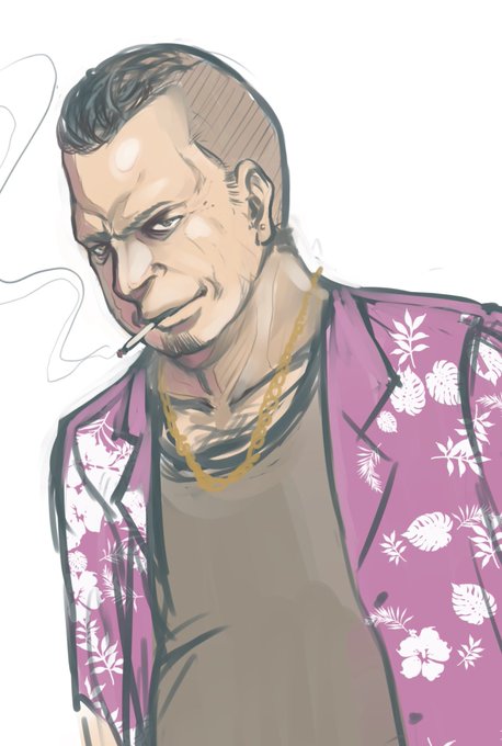 おっさんを落描き。
加奈子たちの住んでる街にあるアダルトショップの店長。
50歳位。
身長は165cm位。
遥さんや詩乃さんとは顔見知り。
派手な色のアロハを好んで着ている。
強面だが気さく。 