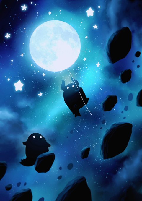 「満月 夜」のTwitter画像/イラスト(新着)｜5ページ目