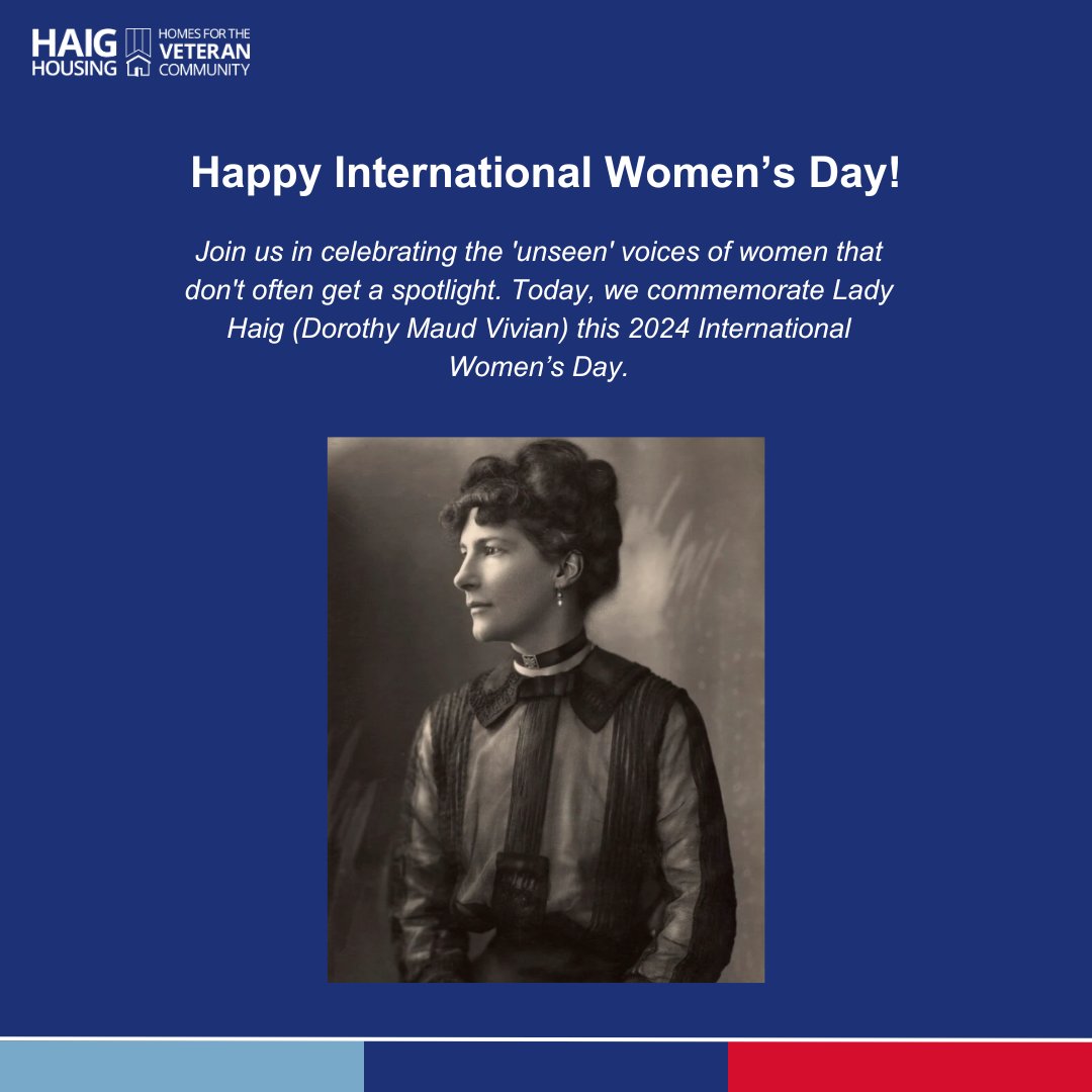 This #InternationalWomensDay, we honour unheard female voices in the military. Despite being 11% of Armed Forces, their experiences are underreported. Today, we spotlight Lady Haig who created a Scottish poppy hub in 1926. Let's celebrate her & all women supporting our military!