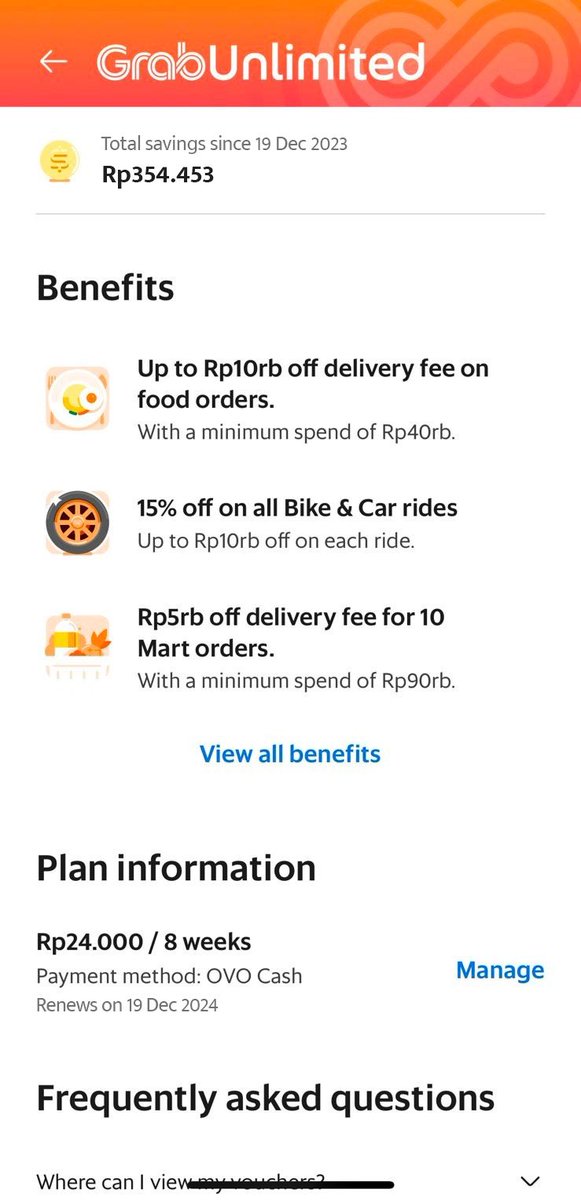[kget] WOOWWWWW!! lucu bget total savingku angka ny cntik kyk km

Ini grgr aku langganan GrabUnlimited jadi dpet gratis ongkir tiap psen GrabFood n diskon 15% klo psen GrabCar n GrabBike,.. cba cek punya klian ad brp, Cntik juga gk angkanya?????

Janlup di skinsyut trus ikutan lg
