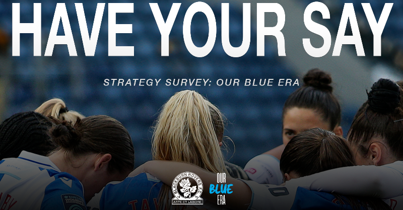 RoversWFC's tweet photo. We have made some big changes this season and plan to keep developing. We need your input to shape the future of Rovers Women 💙

Please support us by completing this survey and sharing your opinions and thoughts! 📝

#Rovers 🔵⚪