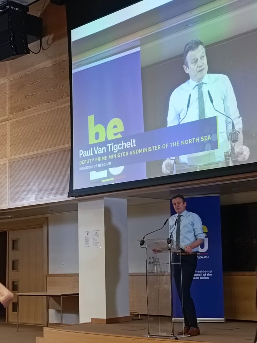 Présent à la conférence du bien-être des marins à Bruxelles, qui commence par 1 minute de silence pour les 3 marins du M/V True confidence décédés lors d’une attaque des Houthis.
