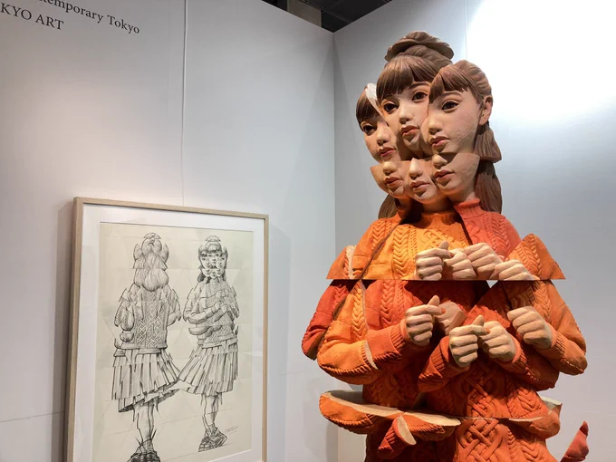 今日はアートフェア東京見てきた!九千房さんの作品が生で見られてご本人にもお会いできたし大満足でした。チケットなかなかの値段だなぁと思ってたけど、その分の価値ある見本市でした。#アートフェア東京2024 