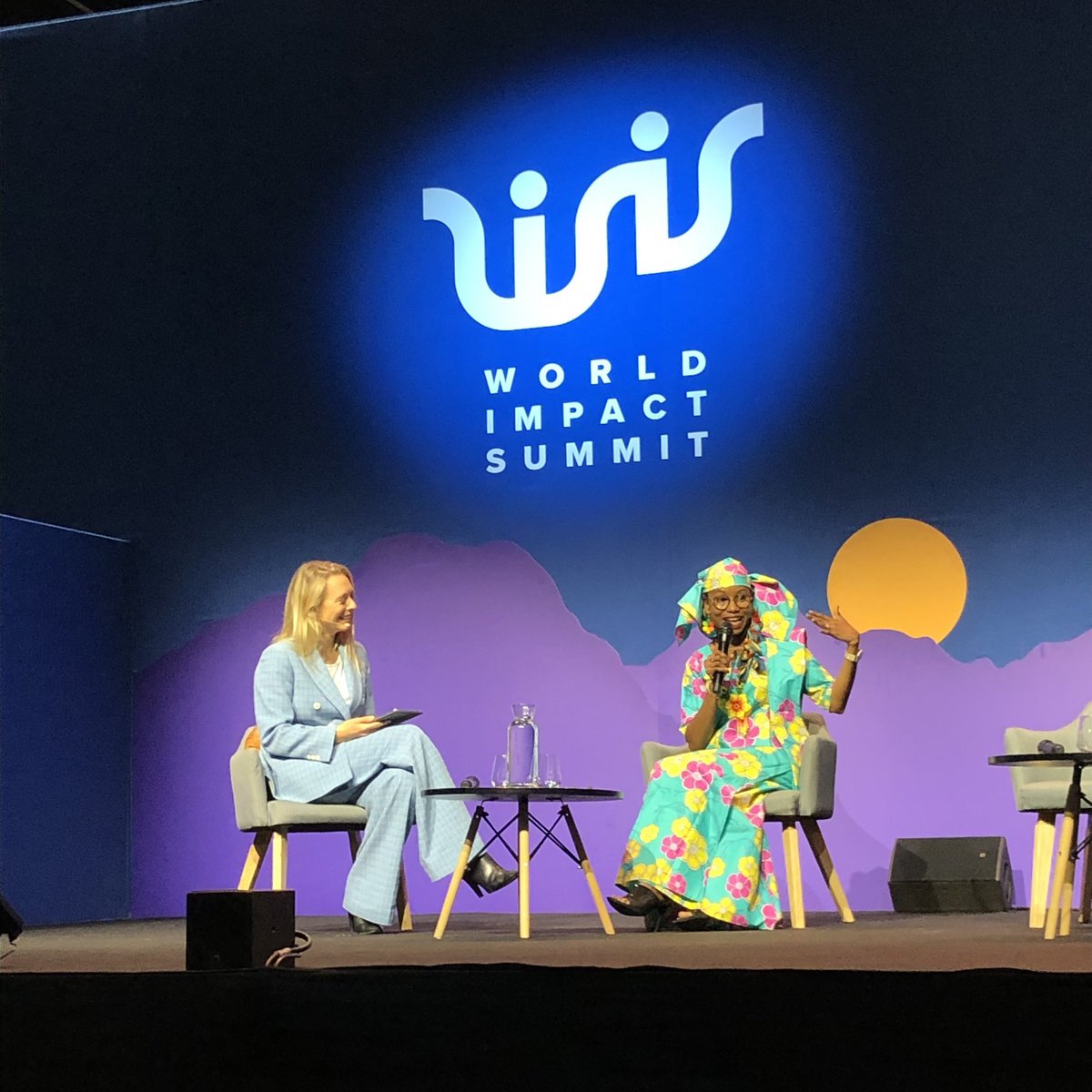 We are at #WorldImpactSummit in #Bordeaux ! Today we celebrate #women and #environment, just as Hindou Oumarou Ibrahim said: « The rights of women and all communities cannot be disconnected from the rights of Nature. » @wisbdx #WIS2024 #ResponsibleFinance #GreenFinance