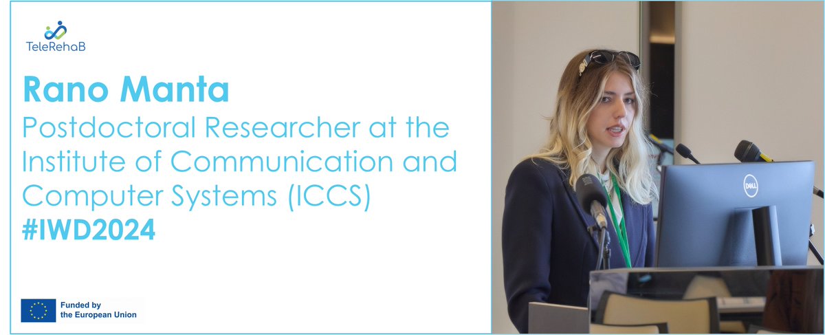 Join us on #IWD2024 and learn more about our incredible women driving our project!
Meet Rano Manta, postdoctoral Researcher at the Institute of Communication and Computer Systems (ICCS) @IccsNtua expertise in Biomedicine and Electrical Engineering  #EqualOpportunities