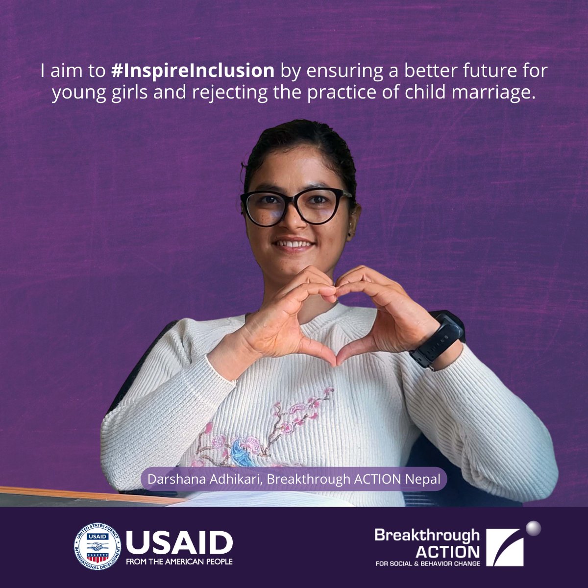 Breakthrough_AR's tweet image. We&apos;re committed to celebrating and uplifting women and girls from all walks of life. Join us this #IWD2024 to #InspireInclusion and make a difference.✨  
 #BreakthroughACTION @USAID