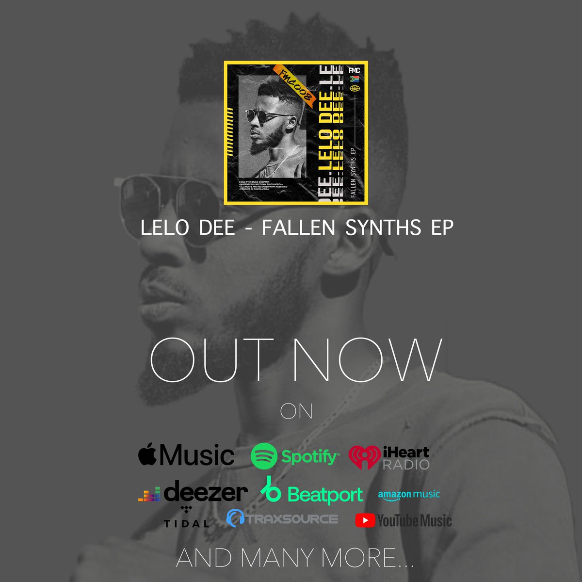 New Music Alert!!

Make sure you grab your copy of FMC008 Lelo Dee - Fallen Synths Full EP now available on all digital streaming platforms and stores🇿🇦🌐

🔗: paradise.fanlink.to/FallenSynths

#TwitterForDeepAndSoulfulHouse 
#deephouse #southafrica #fallensynths