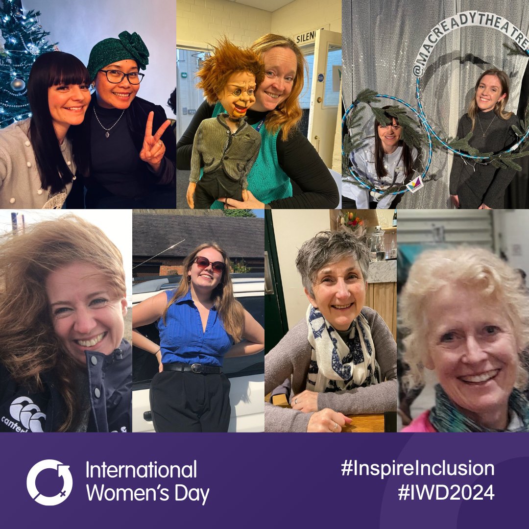 It's #InternationalWomensDay 💃 Here's to #InspiringInclusion in theatre and the arts by celebrating some of the wonderful women who make up Macready Theatre 🎭 We couldn't do it without any of you wonderful ladies - thank you for all you do!