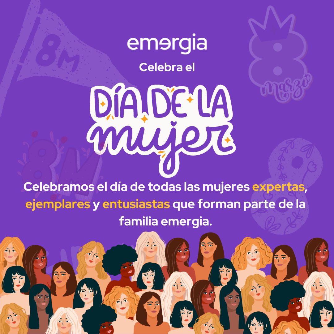 Hoy celebramos el día de todas las mujeres expertas, ejemplares y entusiastas que forman parte de la familia emergia 💜

#diadelamujer #mujeres #8m #diainternacionaldelamujer