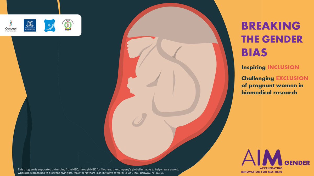 ♀️🤰🧪On #InternationalWomensDay, we #inspireInclusion by highlighting an overlooked aspect of #gender inequality: exclusion of pregnant women in #clinicalTrials ➡️women being deprived of scientific advances. 📽️View our recent #AIMGender webinar: bit.ly/3T7HaHN #IWD2024