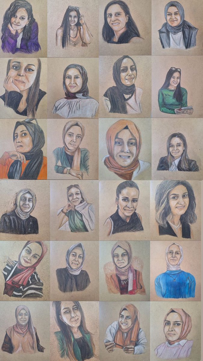 CelaliMtal's tweet photo. 8 Mart Dünya Kadınlar Günü için görsel sanatlar öğretmenimiz ve öğrencilerimizin katkılarıyla çizilen portreler için teşekkür ederiz. Bu vesileyle bütün kadınlarımızın 8 Mart Dünya Kadınlar Gününü kutlarız. @dogubayazitmem @sendavut4848 https://t.co/g3ITLK8aRx