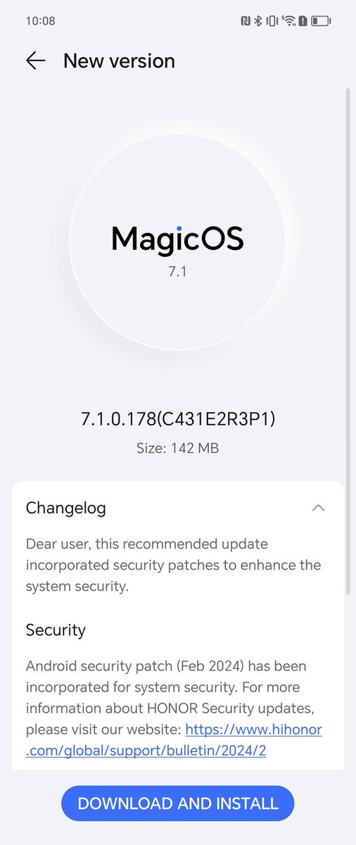 llelectronics's tweet photo. #Honor liefert jetzt zuverlässiger ab was Sicherheitsupdates angeht. Februar Patch fürs #MagicVS https://t.co/fQmlRl5our