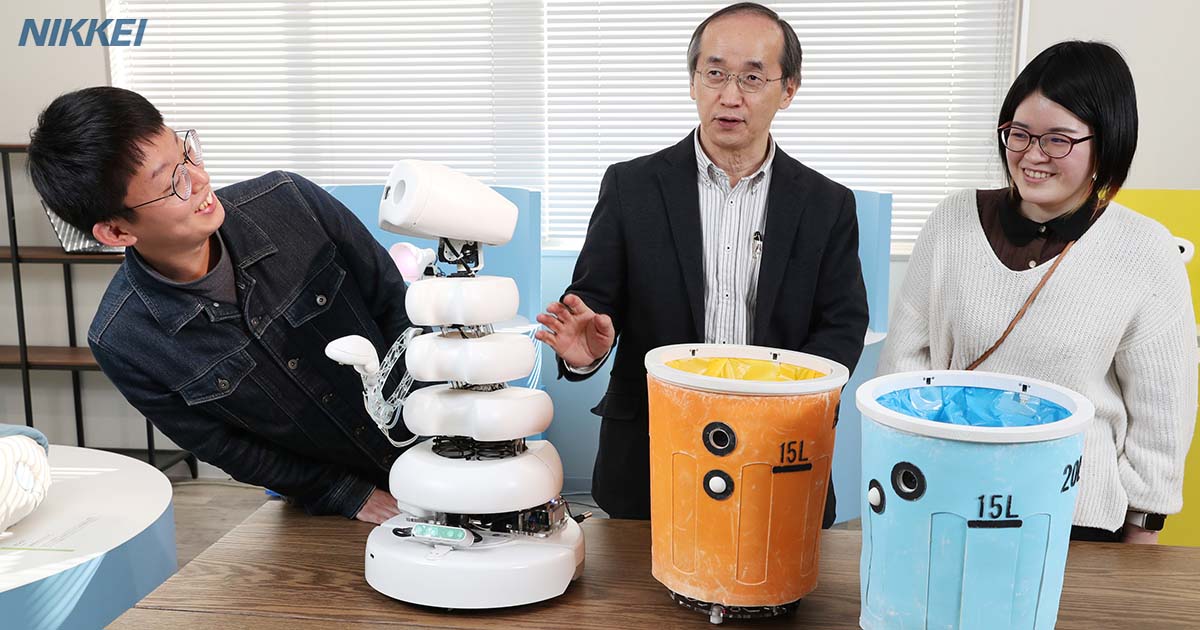 不便だからこそ得られる利益「不便益」。それを体現するロボットが増えています。よたよた近づいくゴミ箱ロボや断片的な言葉を話すおしゃべりロボ。「不便益」は未来のヒントでもあるようです。 10日付特集「愛すべき『不便』」より。 #nikkeithestyle #不便益 #ゴミ箱ロボット #ポケボーキューブ