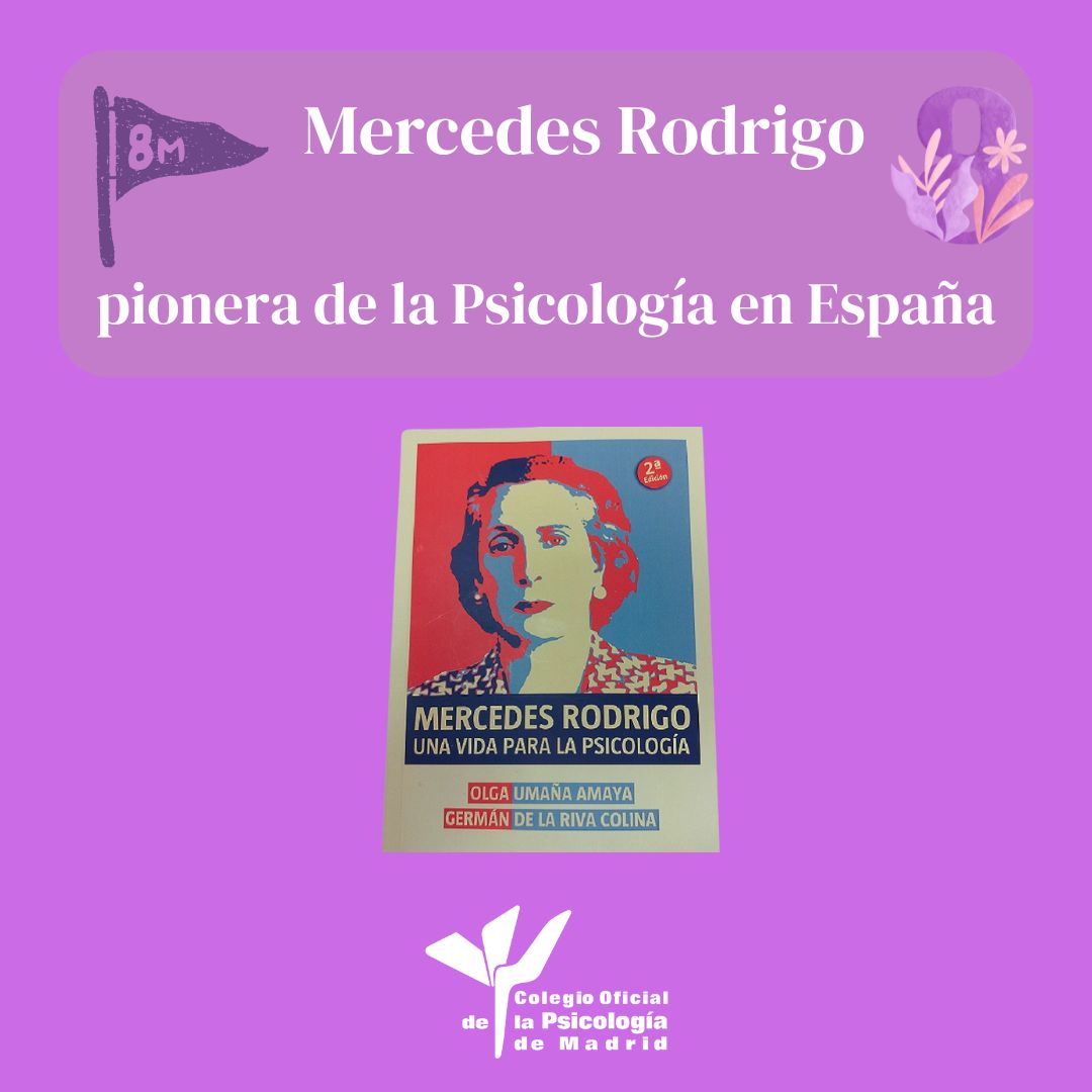 🟣La 3ª planta de nuestra sede está dedicada a Mercedes Rodrigo, considerada la primera mujer psicóloga española y figura clave en el desarrollo de la Psicotecnia en nuestro país. 

Su inauguración tuvo lugar el #8M de 2021, #DiaInternacionalDeLaMujer 

📎cutt.ly/Yw1PmtTx