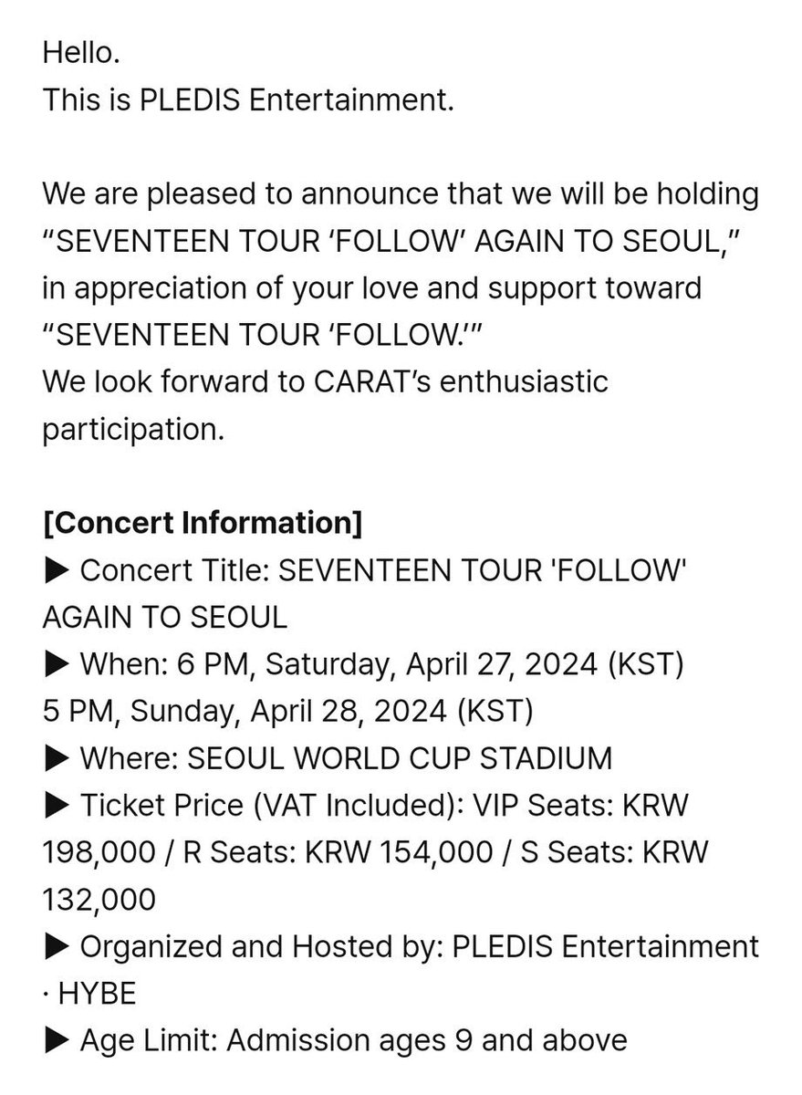 yawnjeonghans's tweet photo. one thing is for sure, seventeen is listening. all the discourse we shared that day, they heard us. we are valid and seen. they gave k-carats another encore dates ☹️ https://t.co/iaIGQZrVMj