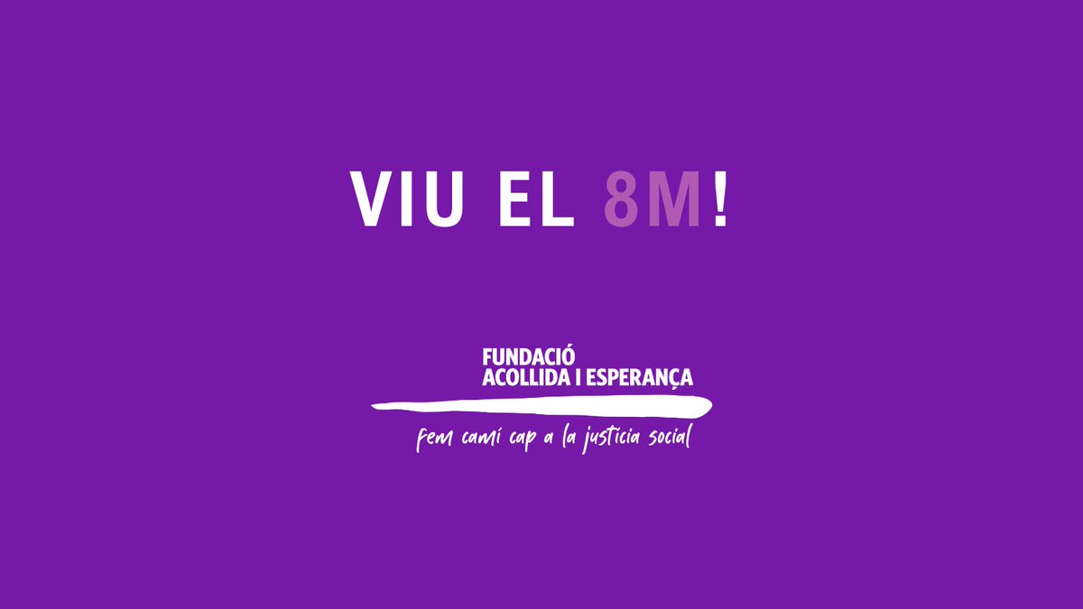 Viu el #8M! 💜➕Info: acollida.org/2024/03/dia-de… 

#FemCamíCapALaJustíciaSocial