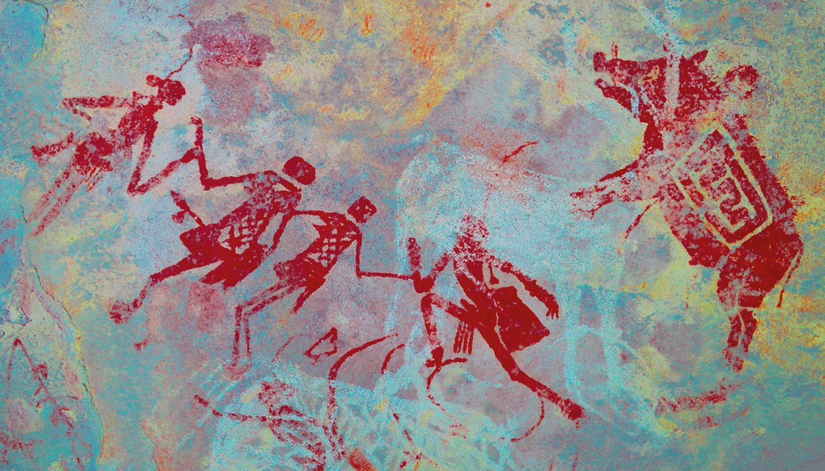 BradshawFND's tweet photo. https://t.co/7He66DIkNT Women Hunters in #India #RockArt. Why do many prehistorians assume that in the #Prehistoric times, only men were hunters &amp; women were always gatherers. #InternationalWomensDay https://t.co/NwtGkqAWaL