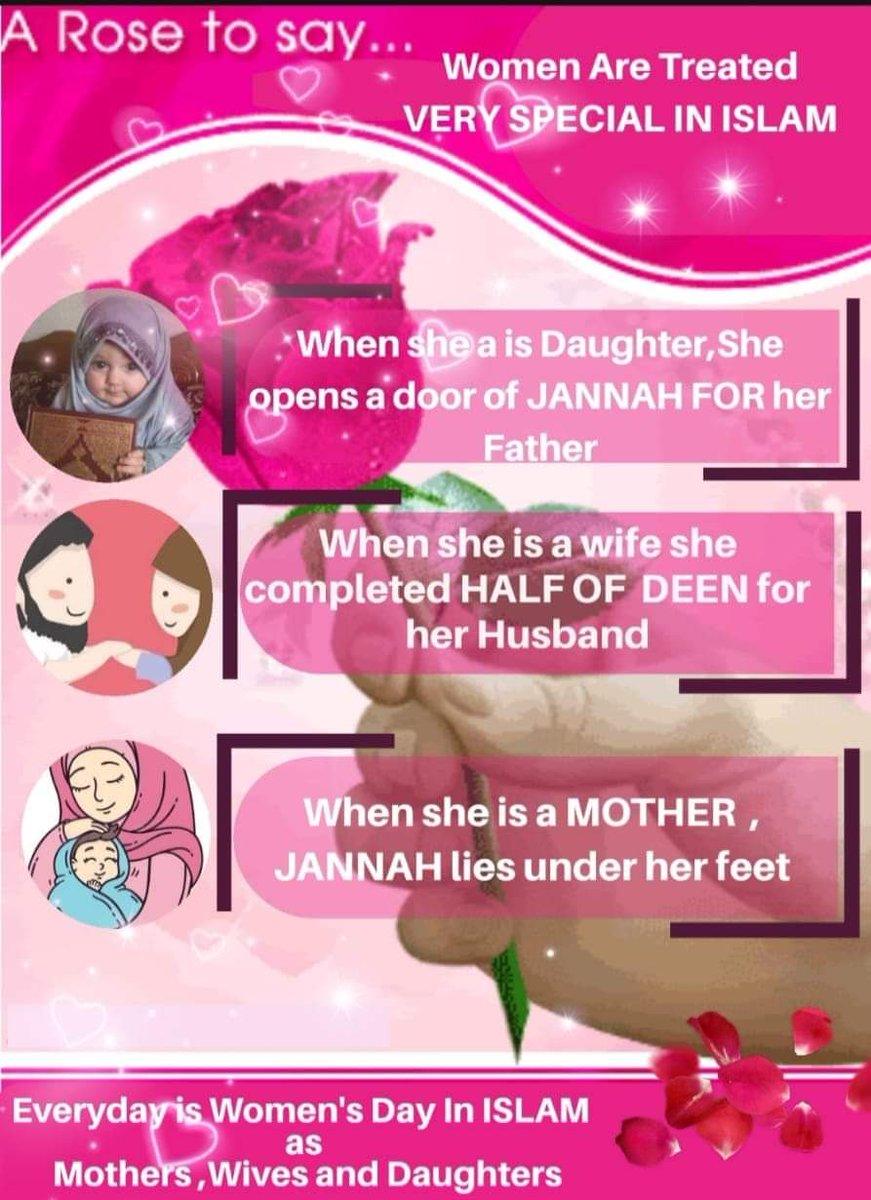 Umme_Rafeda's tweet photo. Islam teaches us to uphold the dignity and rights of women. Let's strive to create a world
where every woman feels valued, supported, and empowered.
#WomenEmpowerment
Meri Izzat Meri Pehchaan
#InternationalWomensDay https://t.co/WmugFLyqiX