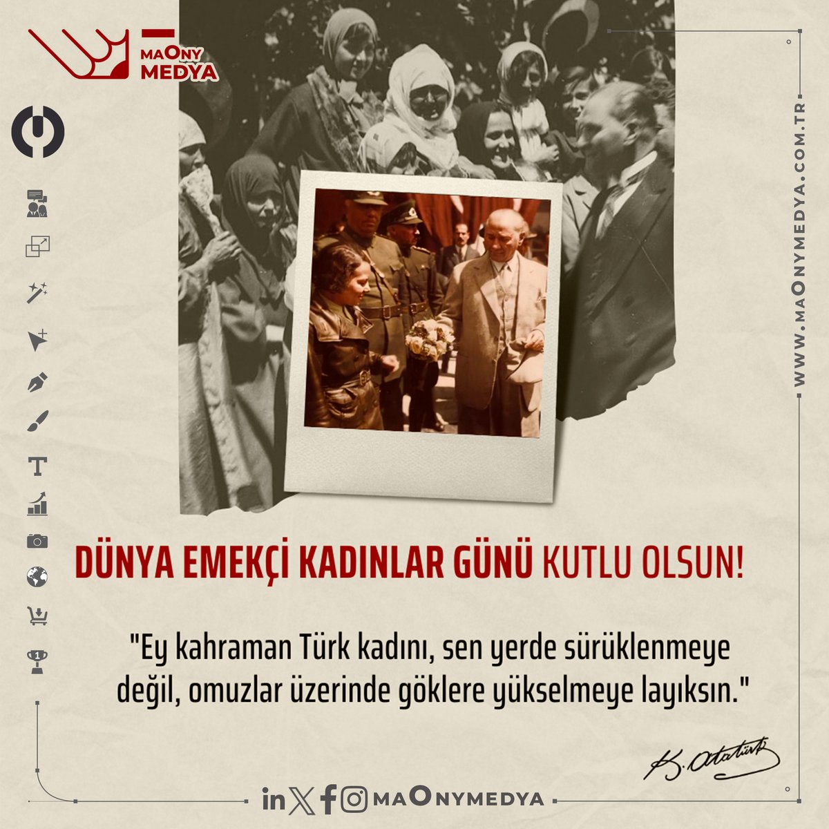 8 Mart Dünya Kadınlar Günü Kutlu Olsun!

#websitesi #webtasarım #webyazılım #websitesifiyatları #websitesitasarımı #websitesikurmak #kurumsal #kurumsalkimlik #kurumsallaşma #website #kurumsalsite #eticaretteyim #SEO #SEOAnaliz #SEOUzmanı #DijitalPazarlama #DijitalPerformans