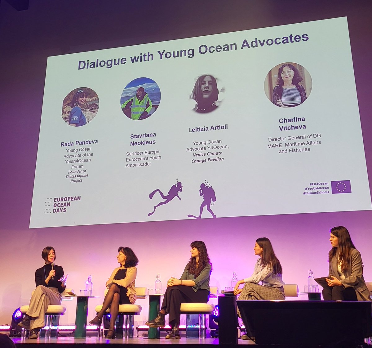 Last day of the #EUOceanDays!! With our beautiful female panel moderated by our DG, Charlina Vitcheva @vitcheva_eu, I would like to wish Happy Women's Day to all the ladies :) #EU4Ocean