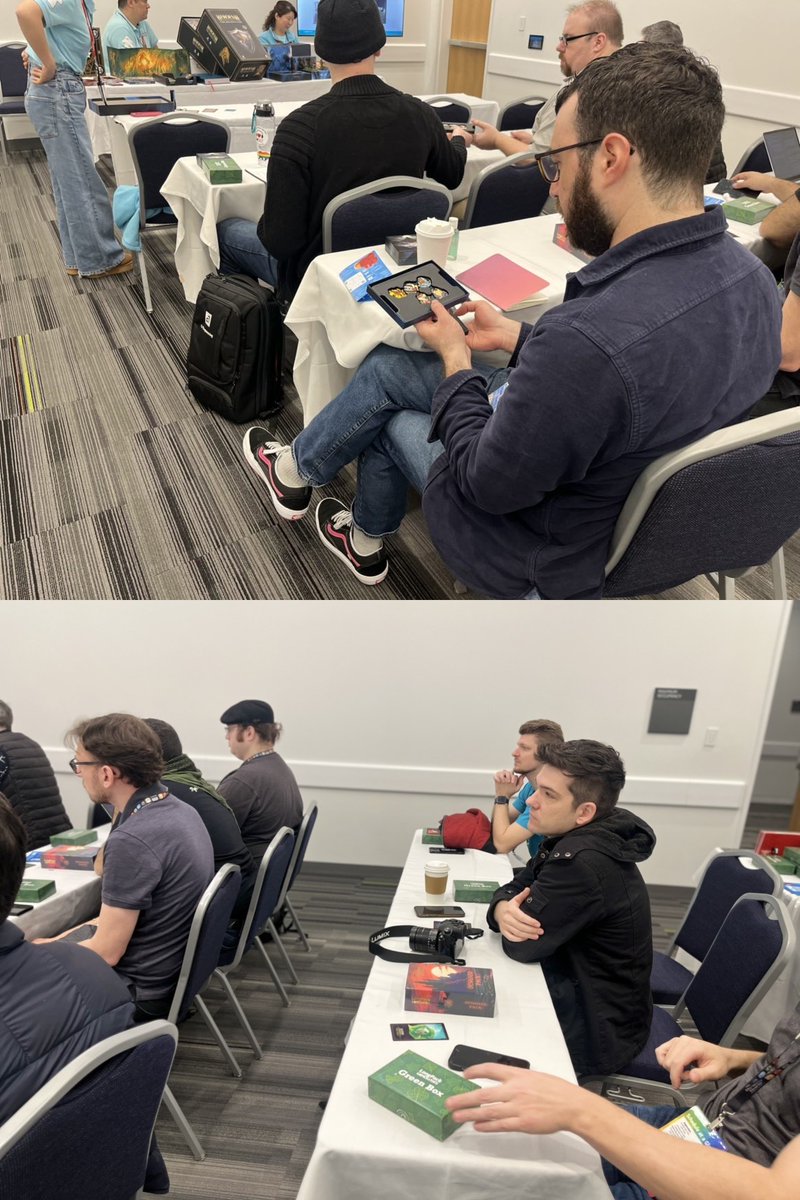 longpackgames's tweet photo. Recap| An exclusive seminar all for designers👨‍🏫How to Manufacture Your Game with LongPack👩‍🏫

#boardgames #bgg #tabletopgames #manufacturing #tabletop #boardgamegeek #longpackgames #boardgameaddict #gamaexpo #gamashow #gamaexpo2024 https://t.co/B1IFuInXDw