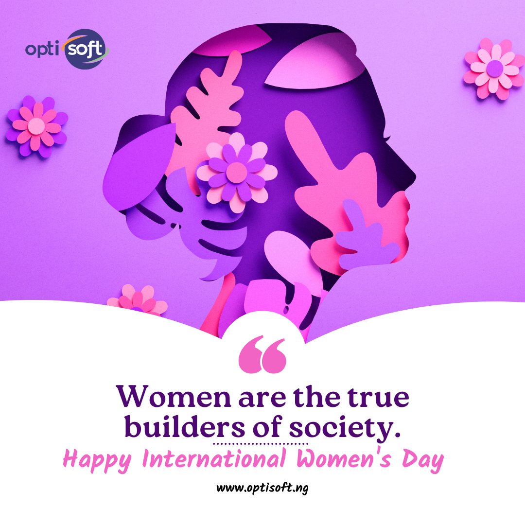 optisoftng's tweet photo. Happy Women's Day to all the incredible women out there!

Today, let's celebrate the achievements of women from all backgrounds and cultures. Together, let's #InspireInclusion and create a world where every woman can shine.
#womensday2024 #InternationalWomensDay #optisoftng #tech https://t.co/wQZyPGHiy1