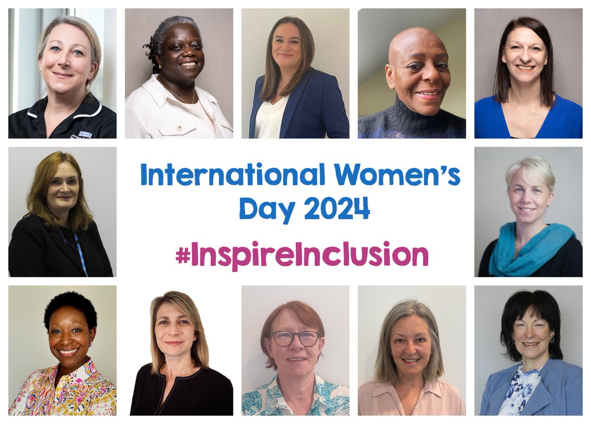 Happy #InternationalWomensDay💙 The NHS (and our) workforce is almost 80% women - and it’s one of the best organisations in the country, if not the world! These 12 incredible leaders #InspireInclusion and make up 80% of our Board. What wonderful women inspire you? #IWD2024