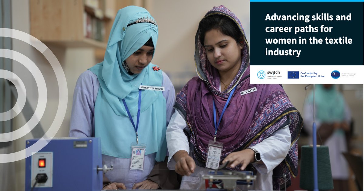 In #Bangladesh, where over half of #textile workers are #women, there's a need to improve their working conditions and opportunities. Transitioning to a #circulareconomy can enhance sustainability and create safer, more equitable workplaces for women. #IWD2024 #InspireInclusion