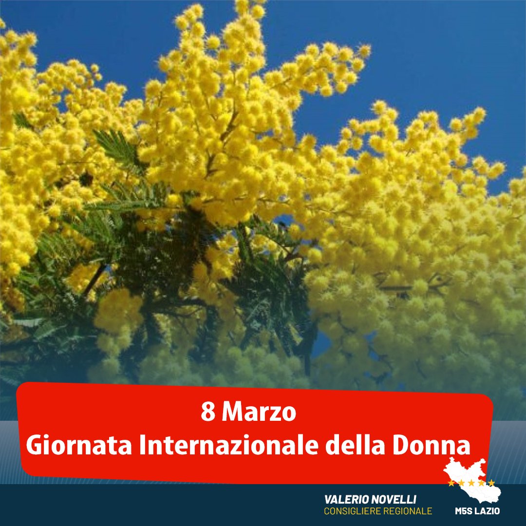 Sono ancora tanti i passi che dobbiamo fare per ottenere una società realmente giusta, egualitaria e libera. Dobbiamo lavorare tutt* per raggiungere questo obiettivo. Buona Giornata Internazionale della Donna.
#M5S #Movimento5Stelle #8marzo #giornatainternazionaledelladonna