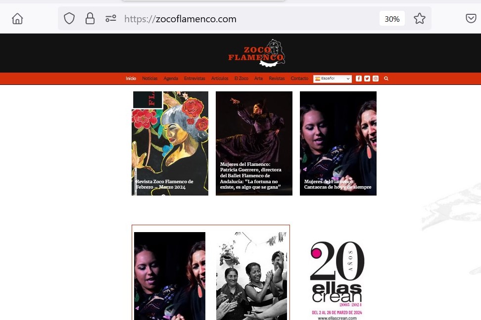 RevZocoFlamenco's tweet photo. Feliz Día de la Mujer #8M2024 #8M 
Hemos dedicado la portada a las Mujeres del Flamenco
#mujeres #artistas #mujeres #creativas #mujeres #cantaoras, #bailaoras #guitarristas #cineastas #fotografas #escritoras #periodistas #empresarias
#Mujeres del #Flamenco https://t.co/04qfwYJd4d https://t.co/rS6UMnWs2R