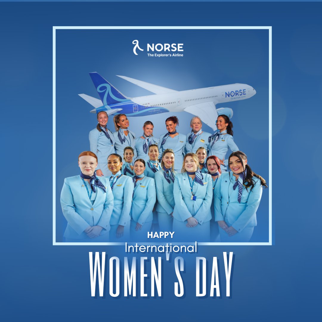 On International Women’s day we recognize the many dedicated and driven women at Norse, from our wonderful cabin crew and exceptional pilots, to skilled technicians and office professionals, supervisors, managers and leaders. ✈️ To us and to the world, you are a strong and…