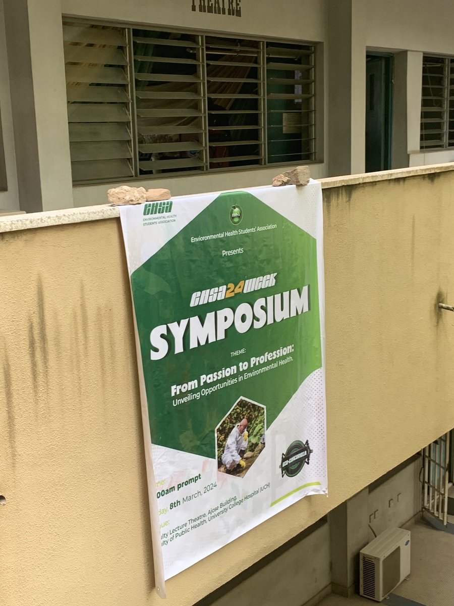 Gharmma1's tweet photo. I wasn't even in the mood to snap but I did anyway.

#EHSA Unveiling opportunities in Environmental Health.

Symposium. https://t.co/SBPR1M949K
