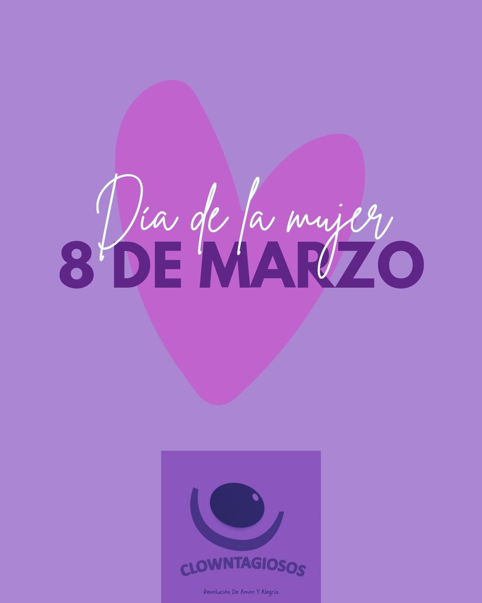 Por todas las que nos abrieron el camino y por todas las que lo seguiremos abriendo.
Feliz Día de la Mujer! #8M #DiaInternacionalDeLaMujer #Clowntagiosos #HPM #Chile 🤡 🇨🇱 ♥️