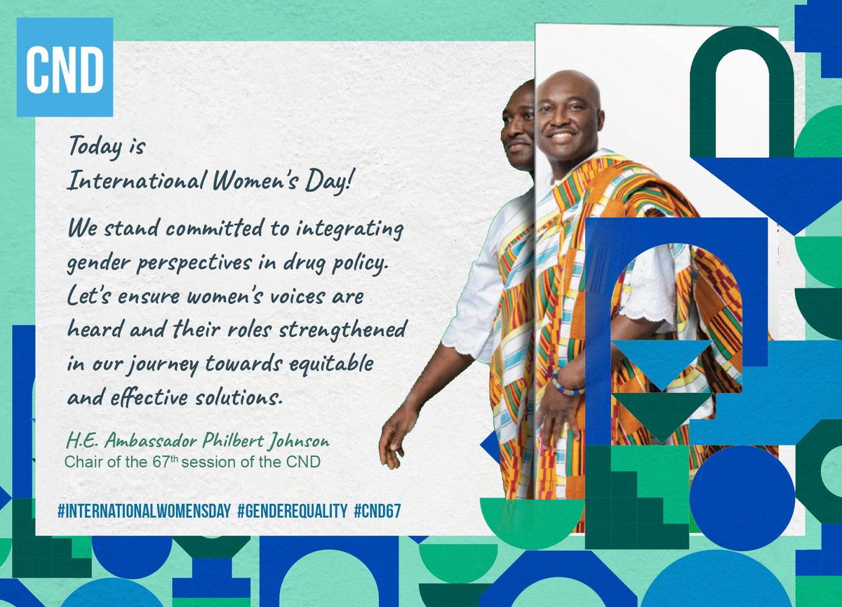 UNODC_CND's tweet photo. Today is #InternationalWomensDay, let's hear from #CND67 Chair!

#IWD2024 #InvestinWomen https://t.co/3vV1lE2ciy